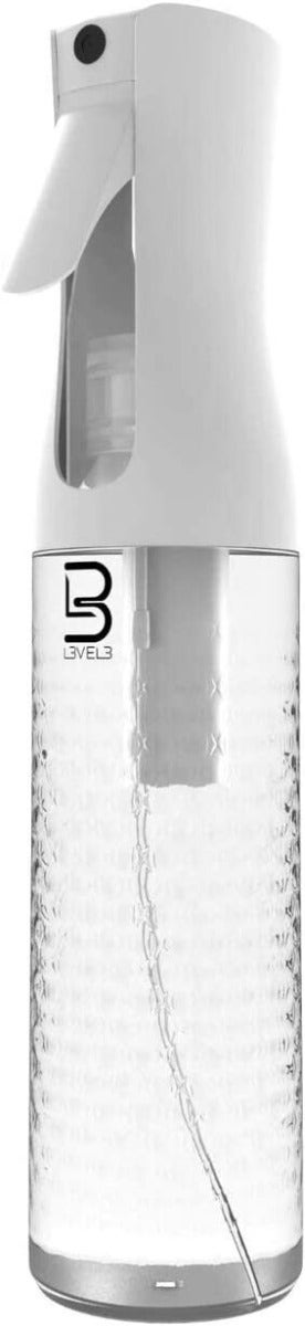 

L3evel3 Spray Bottle Clear Beveled | 300ml, Light yellow crème