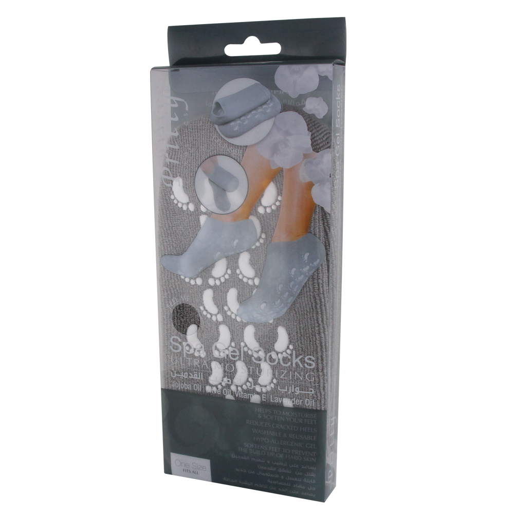 

Pritty Ultra Moisturizing Spa Gel Socks | Grey