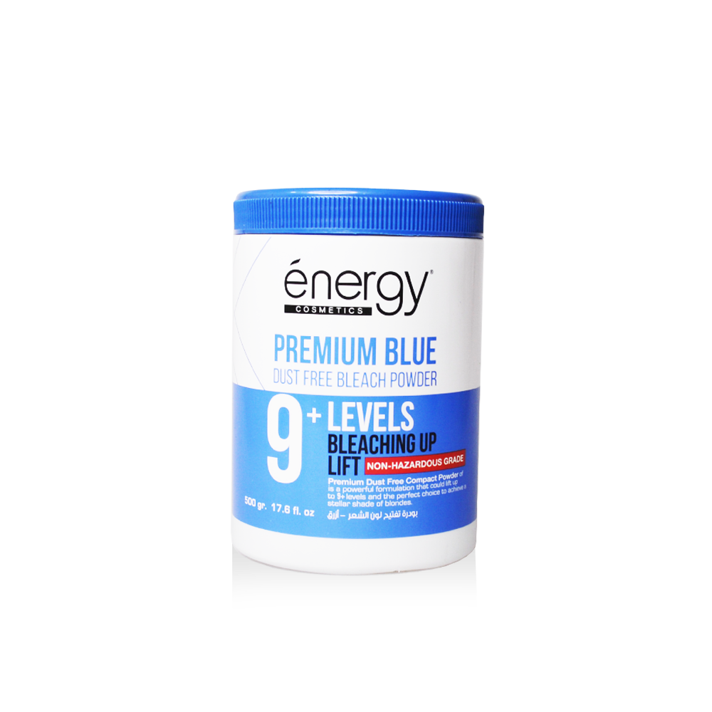 

Energy Cosmetics Blue 9+ Levelslift Dust Free Bleach Powder | 500g, Yellow orange