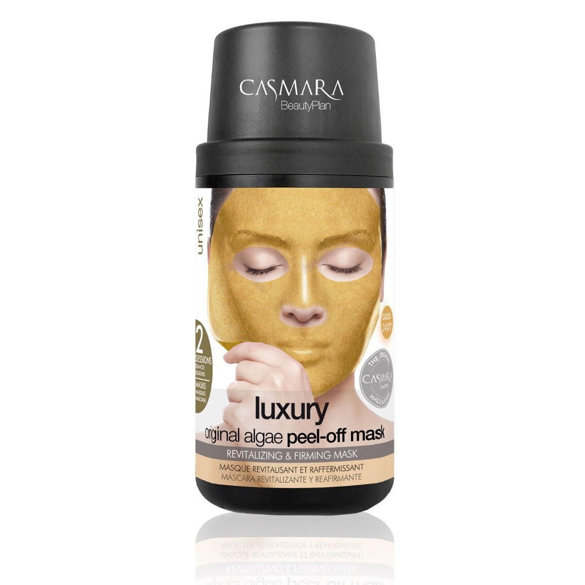 

Casmara | Luxury Algae Peel Off Mask Kit New | 2 Units, Gold
