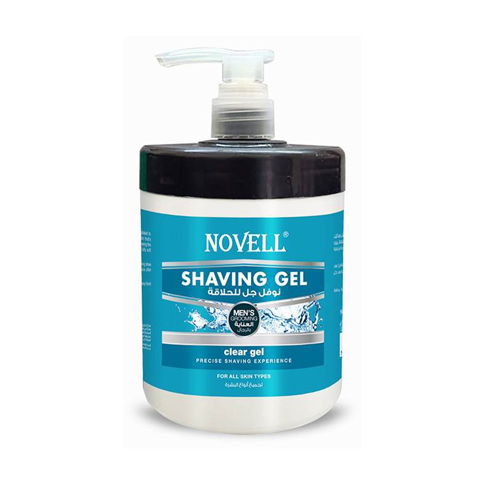 

Novell Shaving Gel Mens Grooming | Clear Gel | 900G, Yellow orange