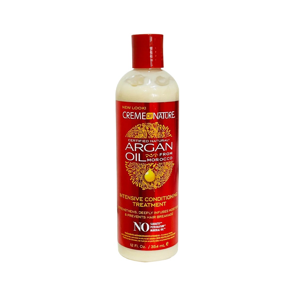 

Creme Of Nature Argan Intensive Conditioning Treatment | 12 Oz, Orange