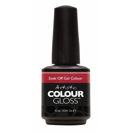 

Artistic Nail Design Gel Colour | Nothing But Naughty, Red shimmer