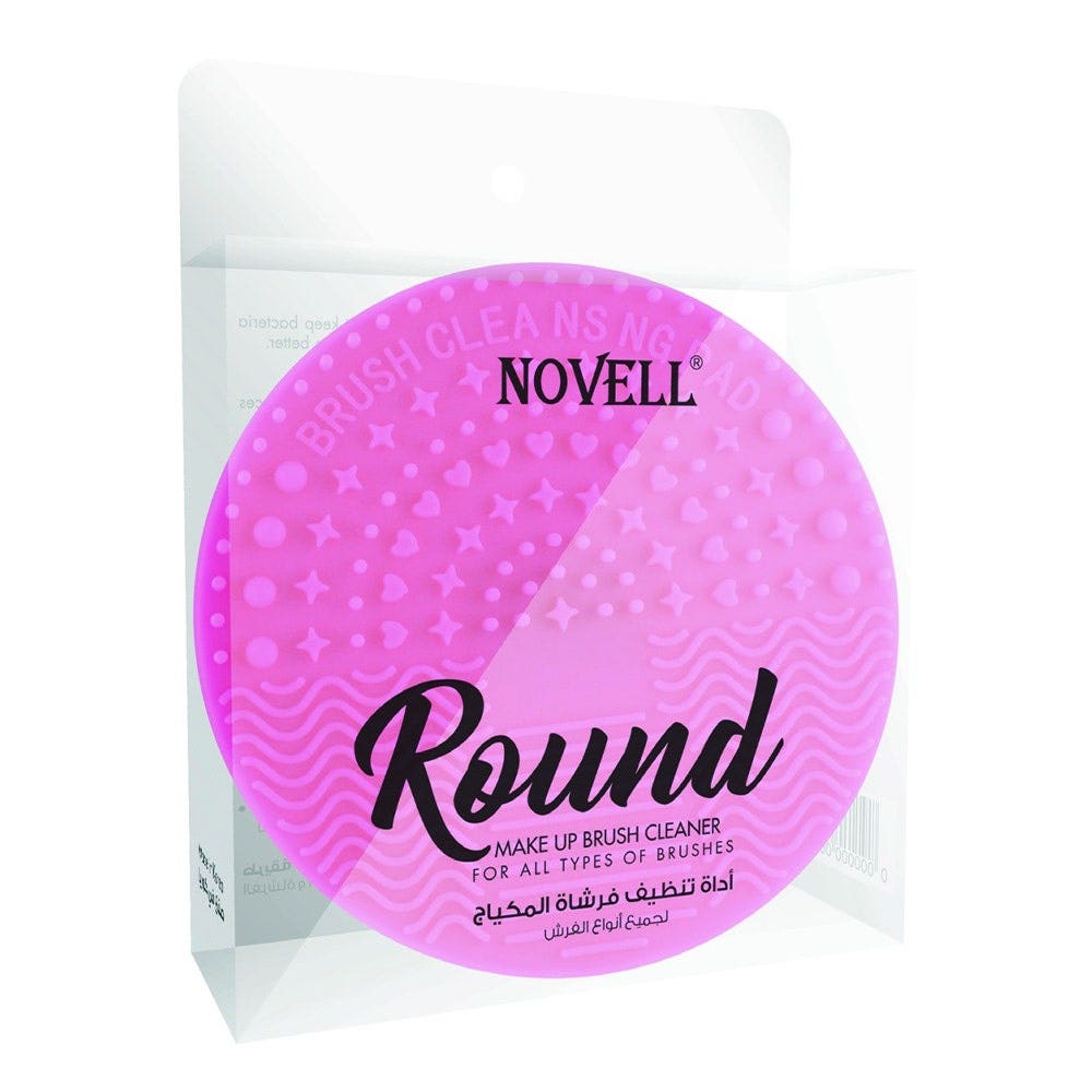 

Novell Round Shaped Silicone Makeup Brush Cleaner, Pink