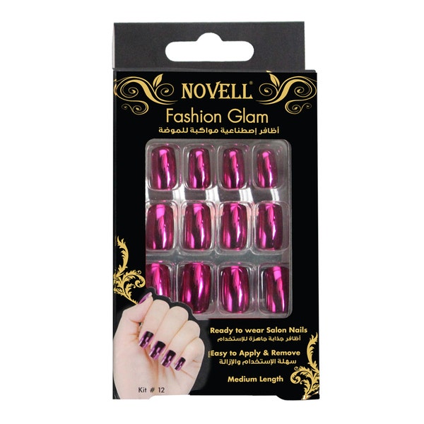 Novell Artificial Fashion Nail Kit#12 | 1 Kit